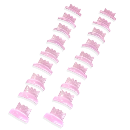 Queen Silikonpads für Lash Lifting – symmetrische, runde Jelly-Pads mit tacky Oberfläche, ideal für Korean Lash Lifting und nach unten wachsende Naturwimpern