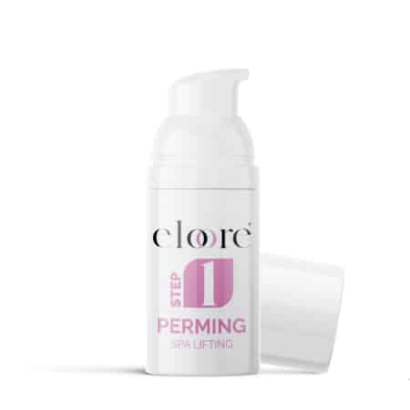 Flasche mit 10ml eloore Cysteamine Perming Lotion für Wimpern und Augenbrauen